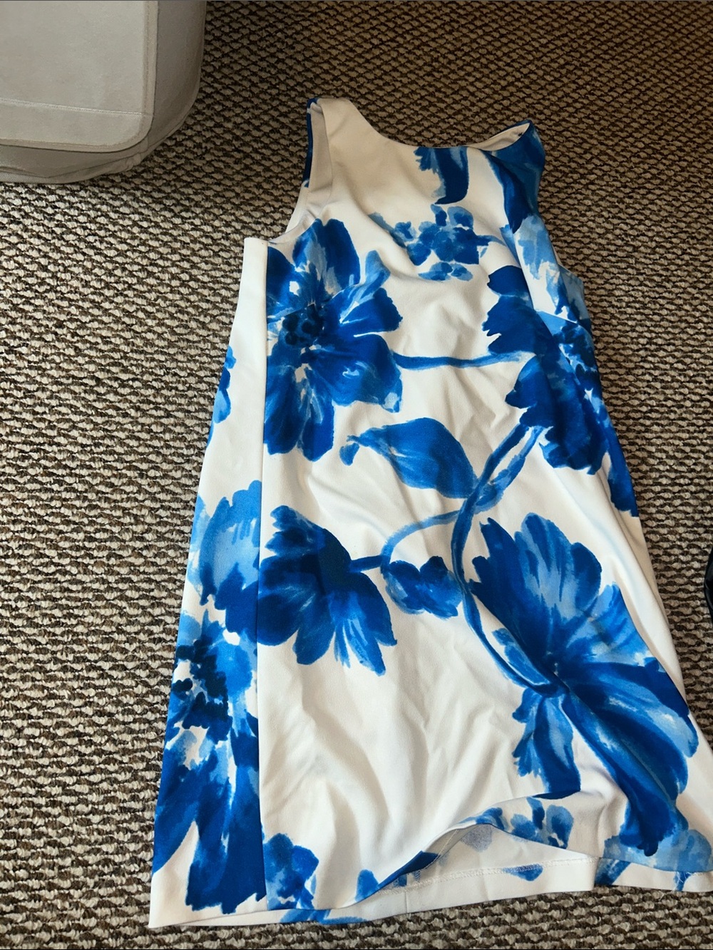 Ralph Lauren blue and white floral dress